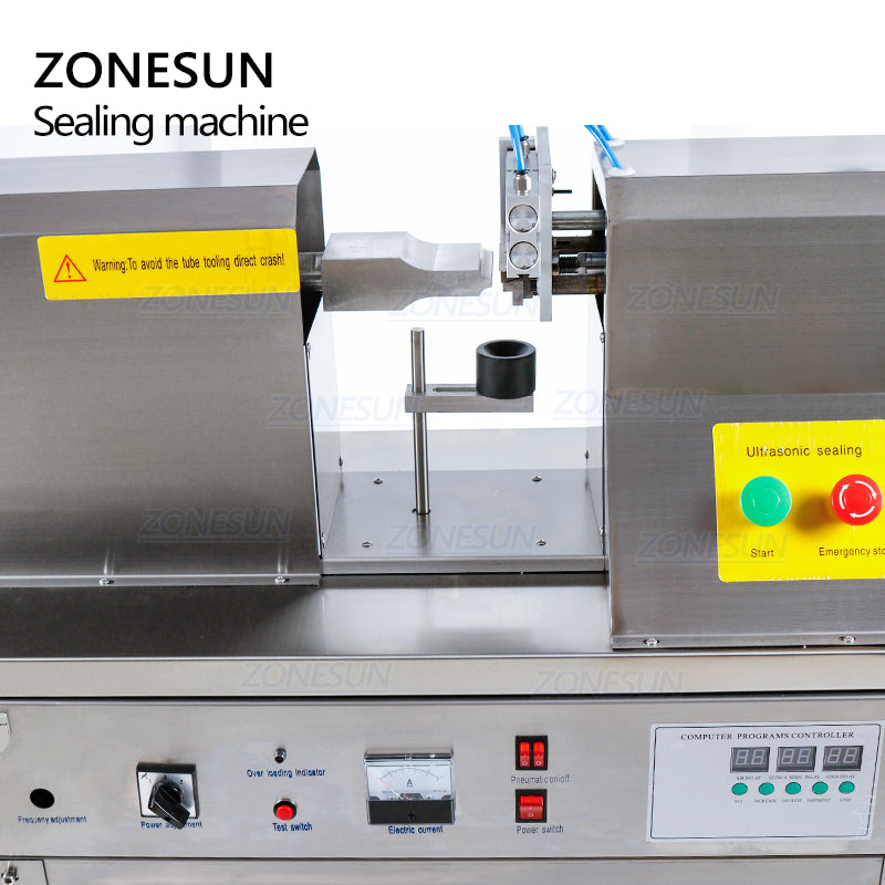 Máquina ultrasónica de sellado de tubos de plástico ZONESUN QDFM-125 