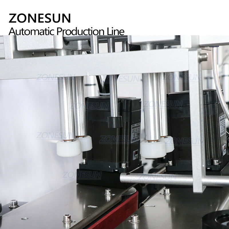 ZONESUN ZS-FAL180R5 Máquina automática de llenado, tapado y etiquetado de líquidos con pistón