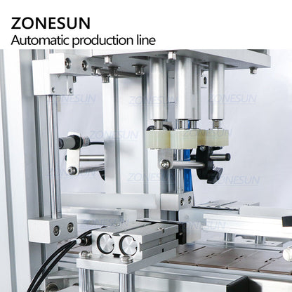 ZONESUN ZS-FAL180A7 Paste Liquid Filling Capping Machine With Vibratory Cap Feeder