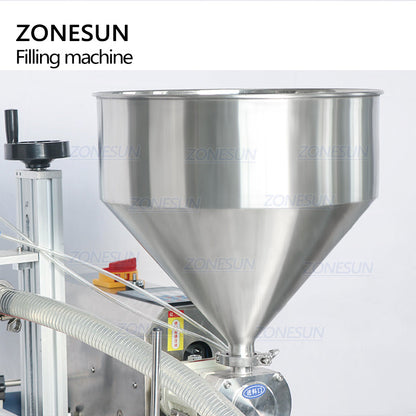 ZONESUN ZS-DTGT900 50-5000ml Máquina de llenado de líquido de pasta de bomba de rotor automática de mesa 