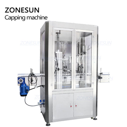 Máquina tapadora automática completa personalizada ZONESUN con cubierta antipolvo 