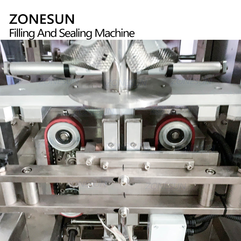 ZONESUN ZS-GFKL420 Máquina de llenado y sellado con pesaje de gránulos de 10 cabezales 