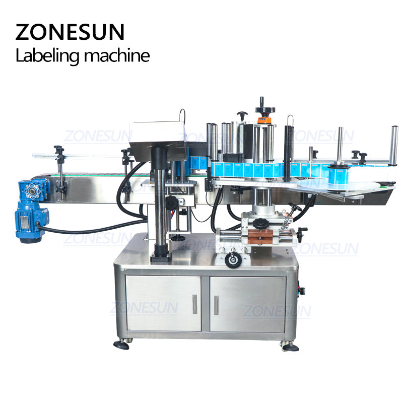 ZONESUN ZS-TB260 Automatic Double Side Round Positioning And Labeling Machine