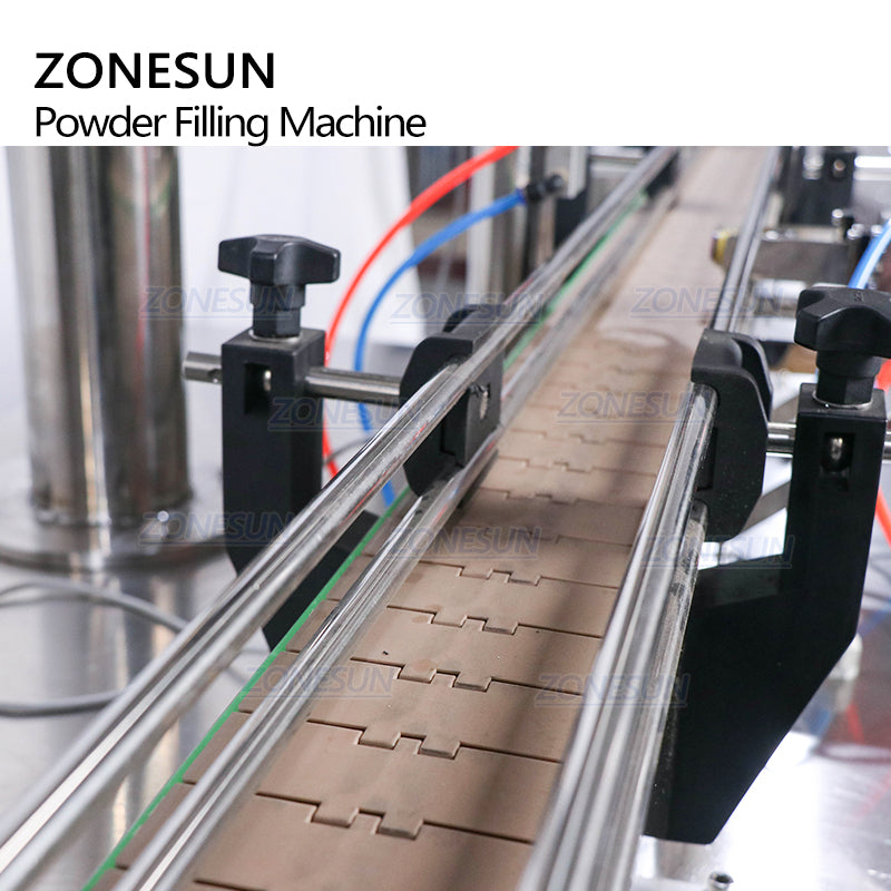 ZONESUN ZS-FM2A Máquina automática de llenado de polvo con alimentador