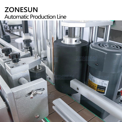 ZONESUN ZS-FAL180A8 Máquina automática de llenado, tapado y etiquetado de líquidos con bomba magnética