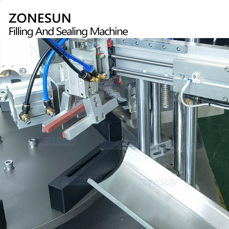 ZONESUN ZS-FS50U 4 cabezas bomba de cerámica Sofu tubo líquido máquina de sellado de llenado