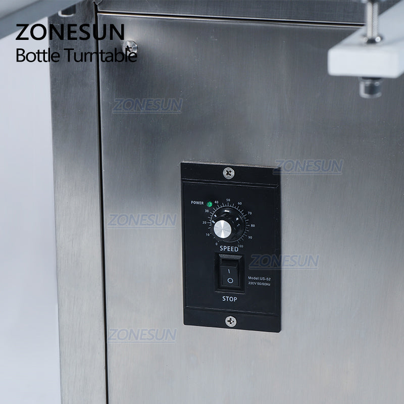 ZONESUN ZS-LP600Z Desembaralhador automático de garrafa rotativa redonda de mesa para linha de produção