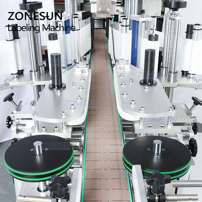 ZONESUN ZS-TB300Z Dual Use Automatic Square Round Double Sides Labeling Machine