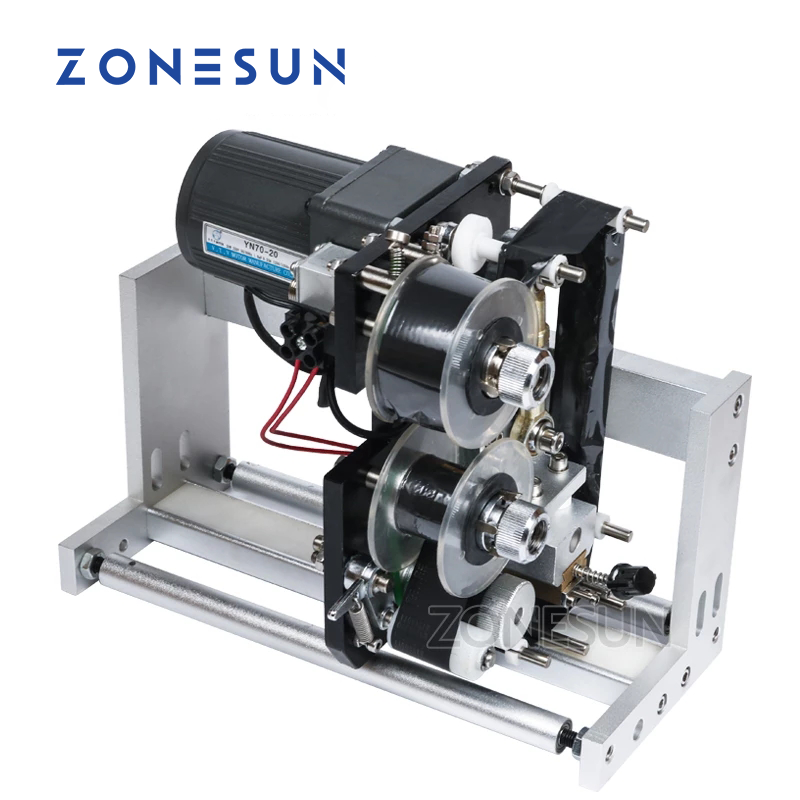 ZONESUN data de validade impressora de etiquetas de codificação de fita codificador de fita quente para máquina de etiquetagem LT-50