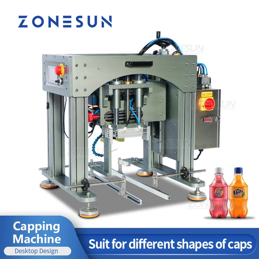 Máquina tapadora de botellas semiautomática de escritorio ZONESUN ZS-XG20