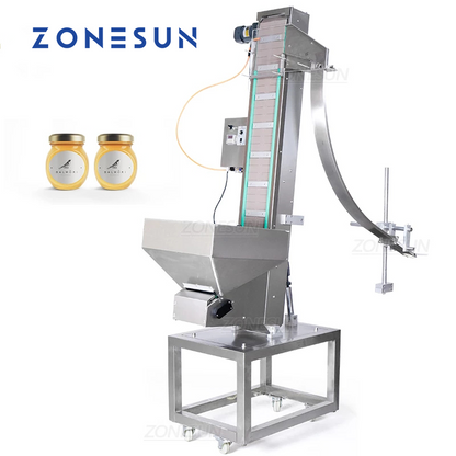 ZONESUN ZS-SLJ1 Elevador de alimentação personalizável automático para máquina de tampar