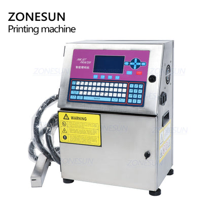 ZONESUN Inkjet Printing Machine With Bracket For Production Line