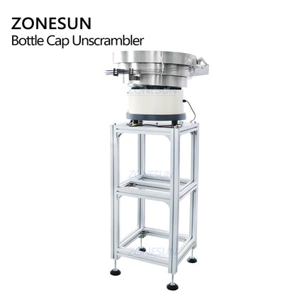 ZONESUN Automatic Vibratory Cap Unscrambler For Production Line