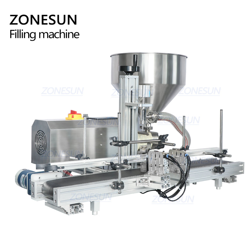 ZONESUN ZS-DTGT900 50-5000ml Tabletop Automatic Rotor Pump Paste Liquid Filling Machine