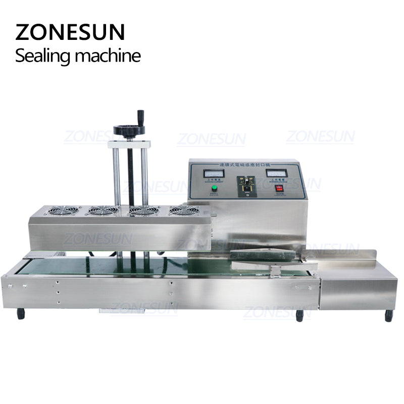 ZONESUN ZS-FK6000A 15-80mm Máquina de sellado por inducción electromagnética continua enfriada por aire