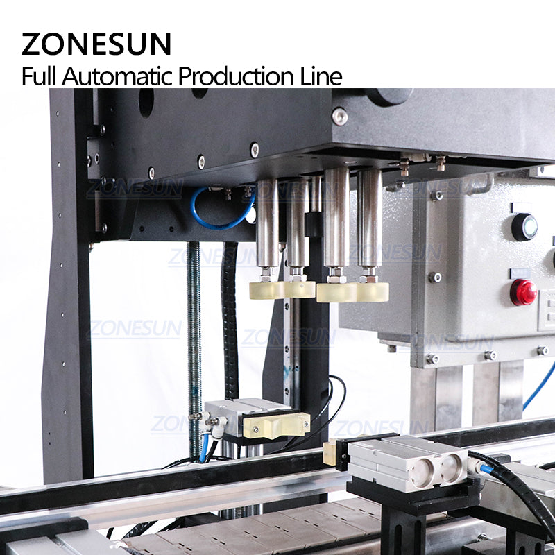 ZONESUN Explosion Proof Inflammable Liquid Paste Servo Filling Capping Labeling Machine