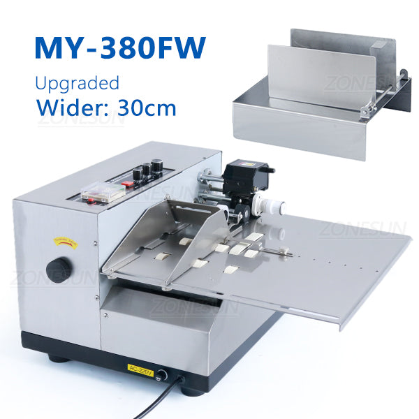 Máquina codificadora de rollo de tinta sólida ZONESUN MY-380F