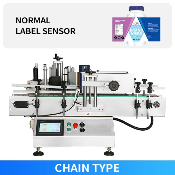 ZONESUN ZS-TB150 Automatic Round Bottle Labeling Machine Labeling Machine ZONESUN Chain Normal Label 110V