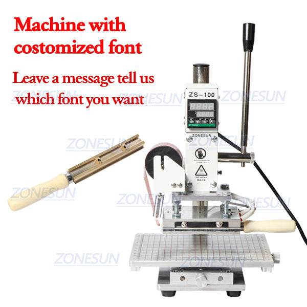 ZONESUN ZS-100C 10x13cm Hot Stamping Machine