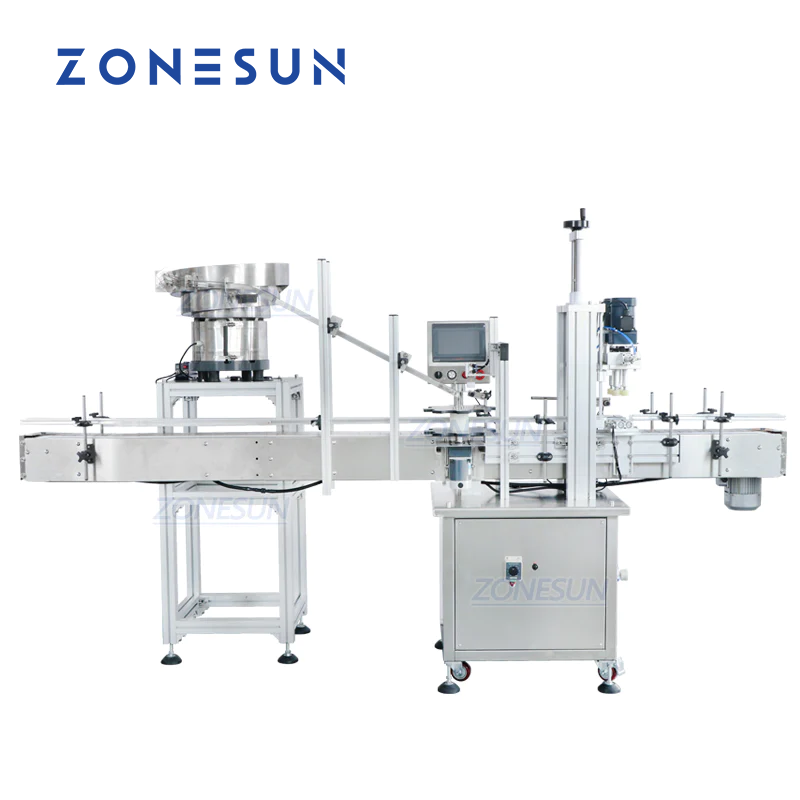 ZONESUN ZS-XG16V 18-70mm Automatic Capping Machine With Vibratory Cap Feeder