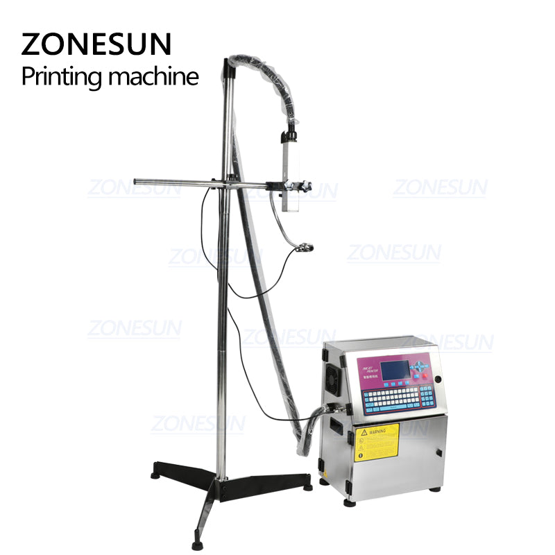 ZONESUN Inkjet Printing Machine With Bracket For Production Line