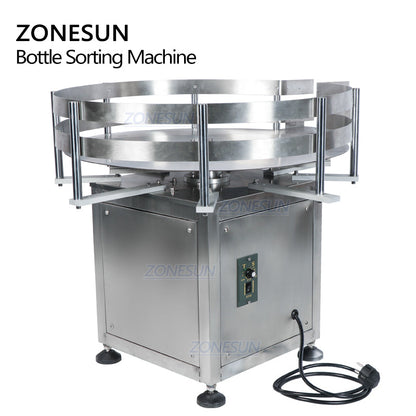 ZONESUN ZS-SP600Z Descodificador giratorio automático de escritorio para cadena de producción