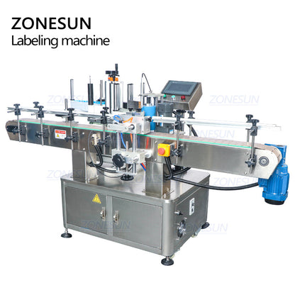 ZONESUN ZS-TB260 Automatic Double Side Round Positioning And Labeling Machine