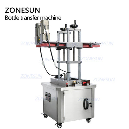 Máquina transportadora de transferencia de sujeción de botella redonda automática ZONESUN ZS-JP1 para cadena de producción 