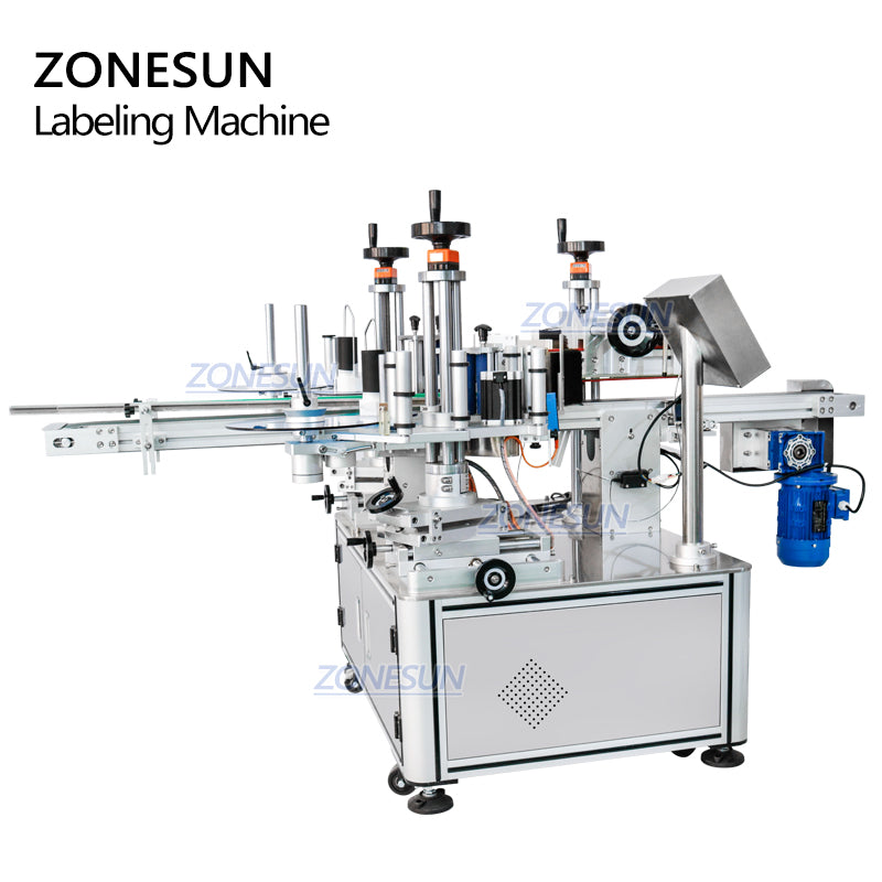 ZONESUN ZS-TB833D Double Heads Flat Corner Labeling Machine