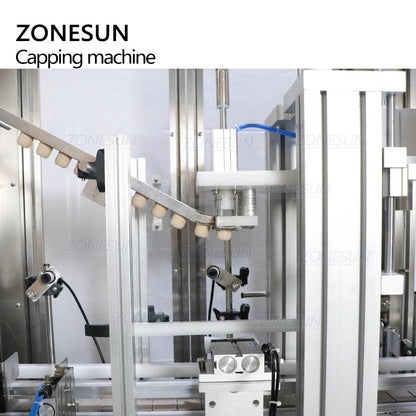 ZONESUN Custom Full Automatic Capping Machine With Dust Cover