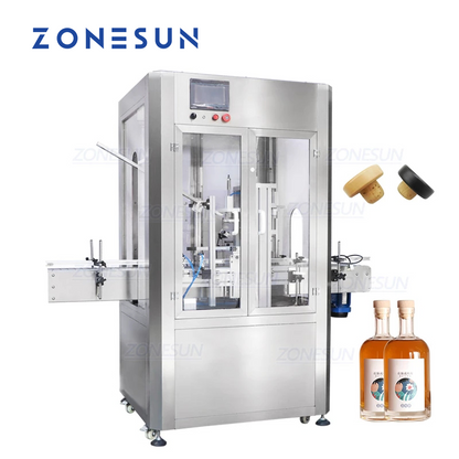 ZONESUN Custom Full Automatic Capping Machine With Dust Cover