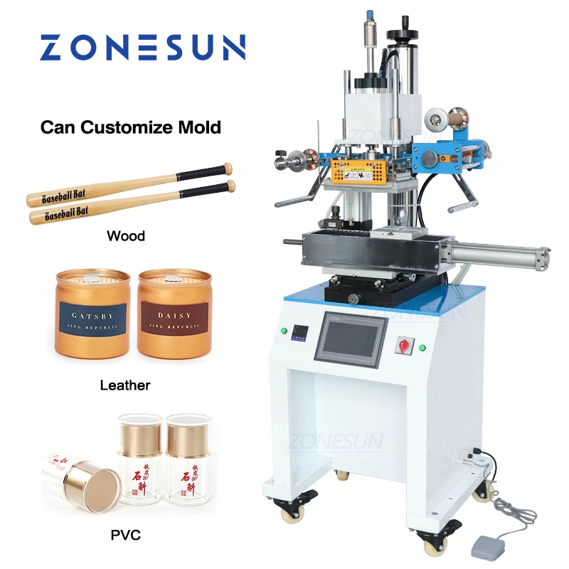 ZONESUN ZY-819R Simulator Cursived Surface Pneumatic Stamping Machine