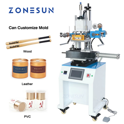 ZONESUN ZY-819R simulador de máquina de estampagem pneumática de superfície cursiva