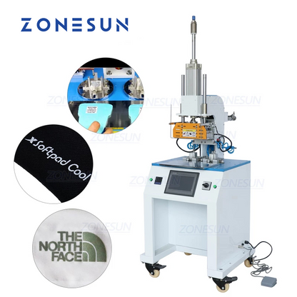 ZONESUN ZY-HTP-C 70*70mm Máquina automática de estampagem pneumática