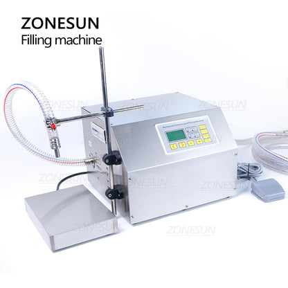 ZONESUN ZS-GP261W 150-18000ml Semi-automatic Gear Pump Liquid Weighing Filling Machine