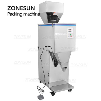 ZONESUN DL-5000 Máquina de pesagem de enchimento de pó semiautomática