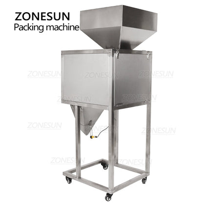 ZONESUN ZS-9999C Vibratory Weigh Filler Semi-automatic Particle Granule Filling Weighing Machine