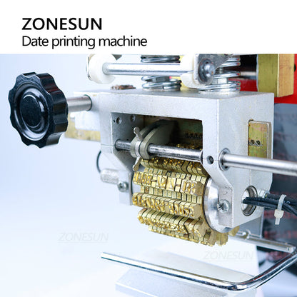 ZONESUN ZY-RM2-D Rolling Ribbon Dialing Date Printing Machine