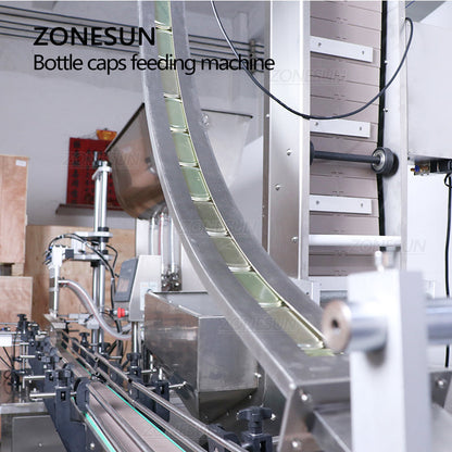 ZONESUN ZS-SLJ1 Elevador de alimentação personalizável automático para máquina de tampar