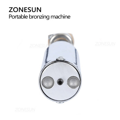 Máquina de estampado de marca ZONESUN, herramienta de bronceado de mano 