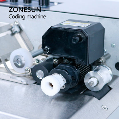 Máquina codificadora de rollo de tinta sólida ZONESUN MY-380F