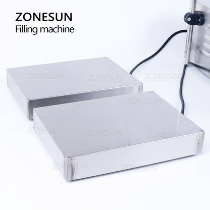 ZONESUN ZS-DP622W 50-17000ml 2 Boquillas Bomba de diafragma Máquina de llenado de pesaje líquido 