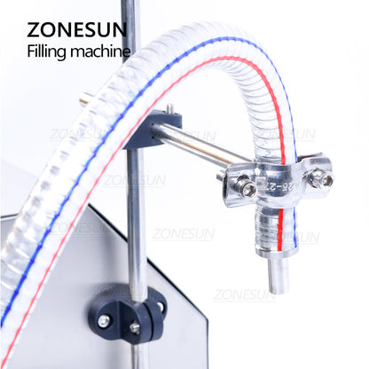 ZONESUN ZS-GP261W 150-18000ml Máquina de envase e pesagem de líquidos com bomba de engrenagem semiautomática