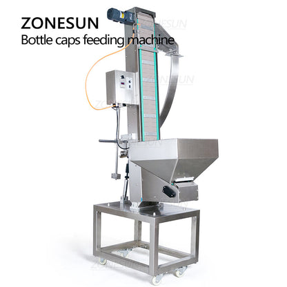 ZONESUN ZS-SLJ1 Elevador de alimentação personalizável automático para máquina de tampar