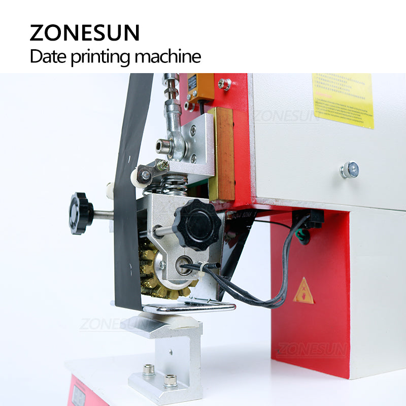 ZONESUN ZY-RM2-D Máquina de impressão de data de discagem de fita rolante