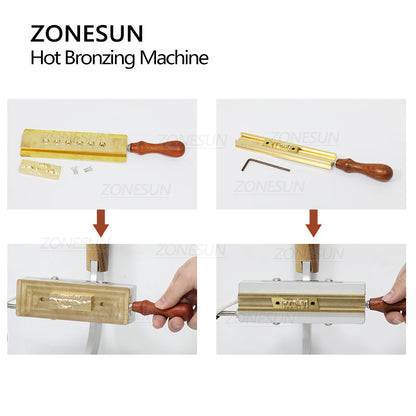 ZONESUN WT-90ZM Portable Manual Hot Stamping Machine