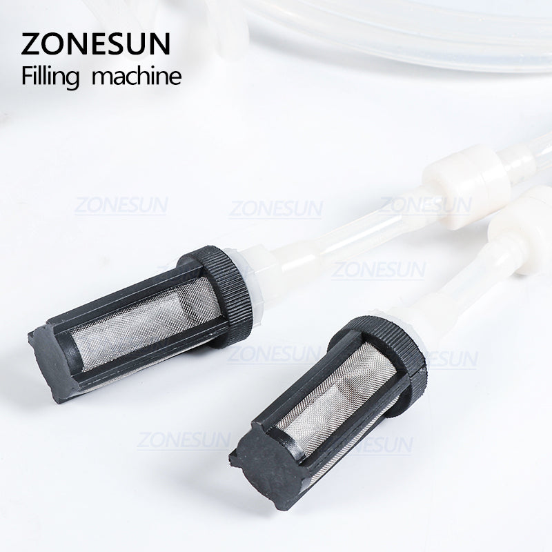 ZONESUN 2 Nozzles Peristaltic Pump Liquid Filling Machine