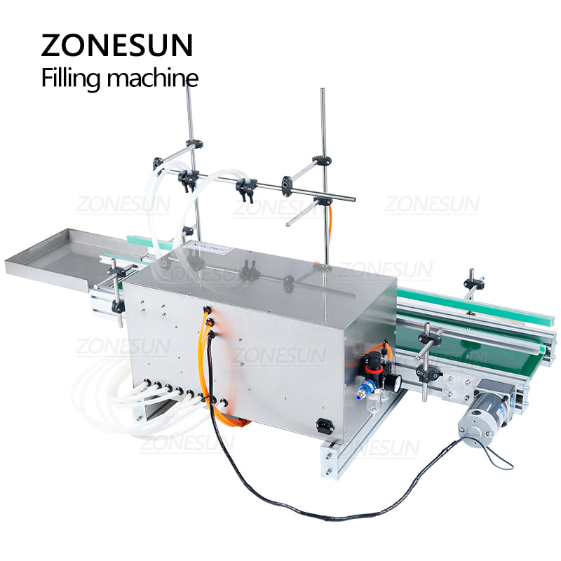 ZONESUN ZS-DTDP5-4 Máquina de llenado de líquidos con bomba de diafragma de flujo grande de carga pesada 