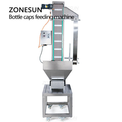 ZONESUN ZS-SLJ1 Elevador de alimentação personalizável automático para máquina de tampar