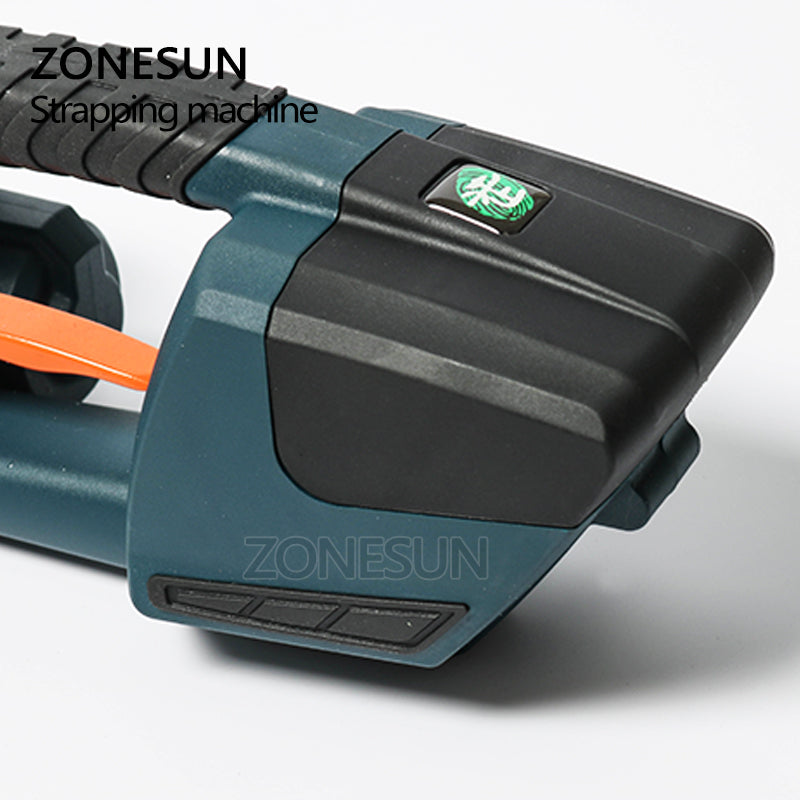 ZONESUN JDC 13-16mm PET PP Máquina flejadora a batería de plástico con 2 baterías